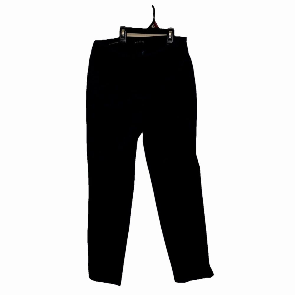 Talbots Blue Dark Denim Chatham Ankle Pants Size 2P Business Casual Side Zipper